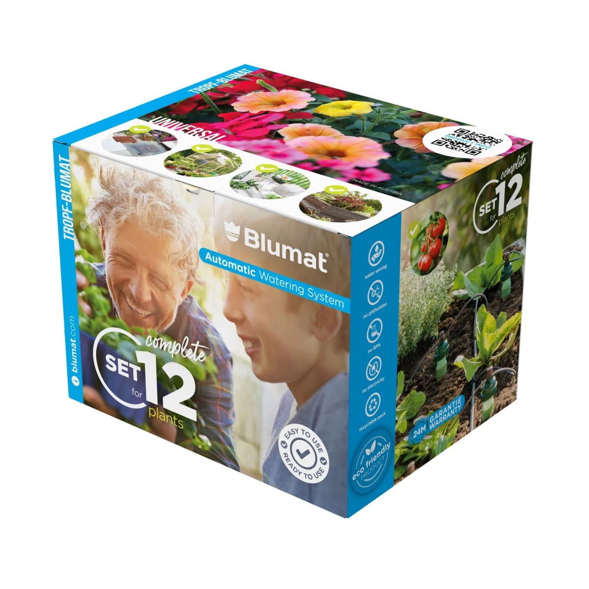 Blumat Komplett Set für bis zu 12 Pflanzen