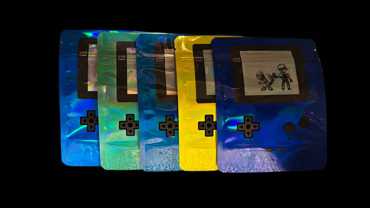 Druckverschlussbeutel im Retro Handheld Design