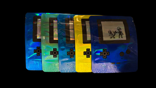 Druckverschlussbeutel im Retro Handheld Design