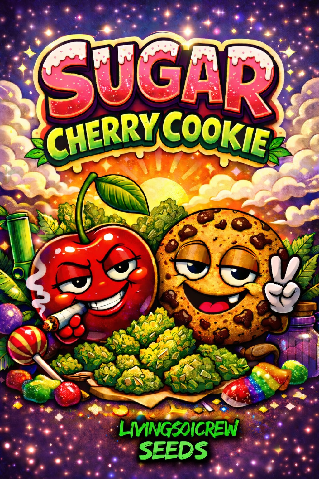 Sugar Cherry Cookie