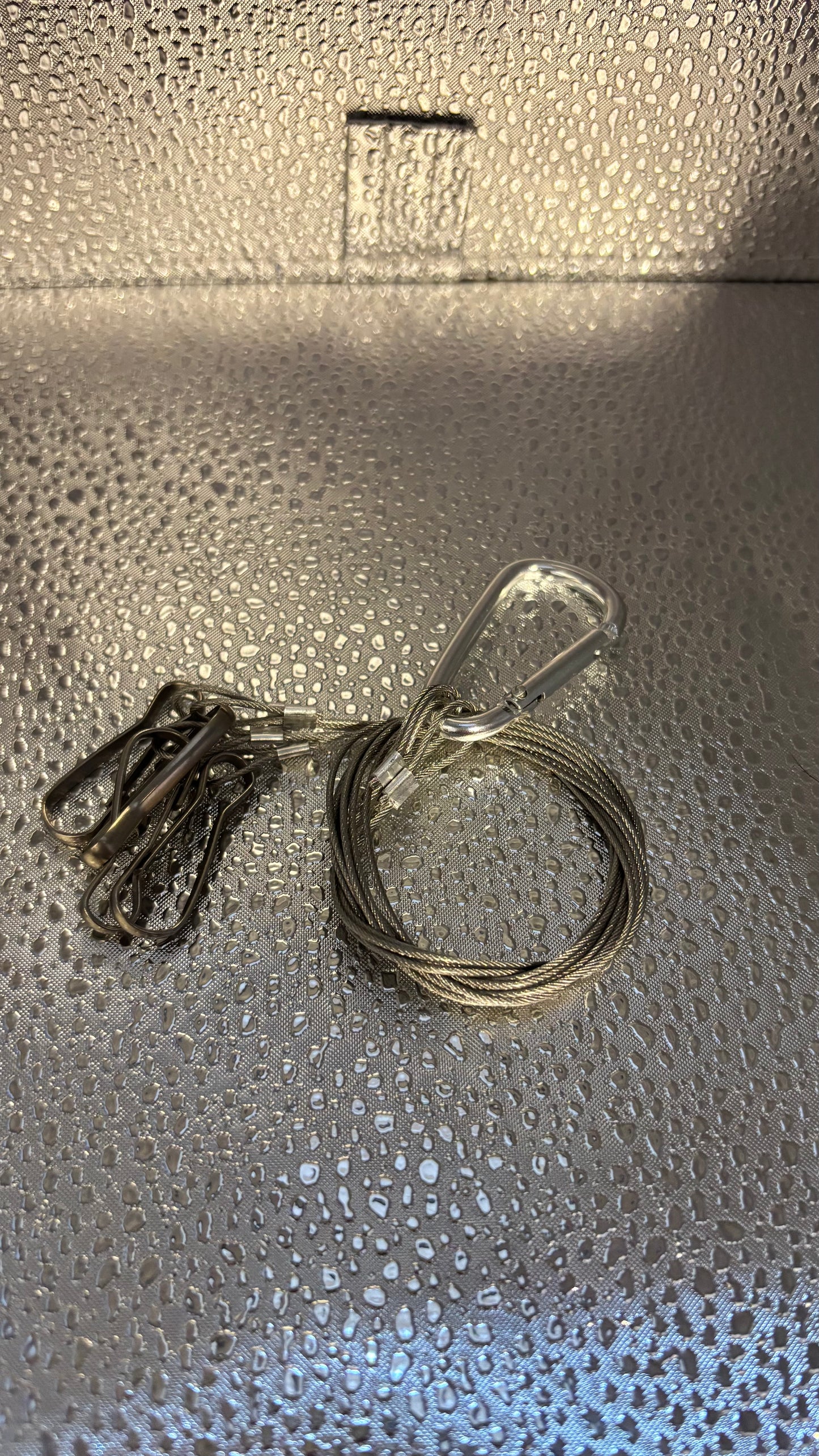 Edelstahl Lampen Häng Kit