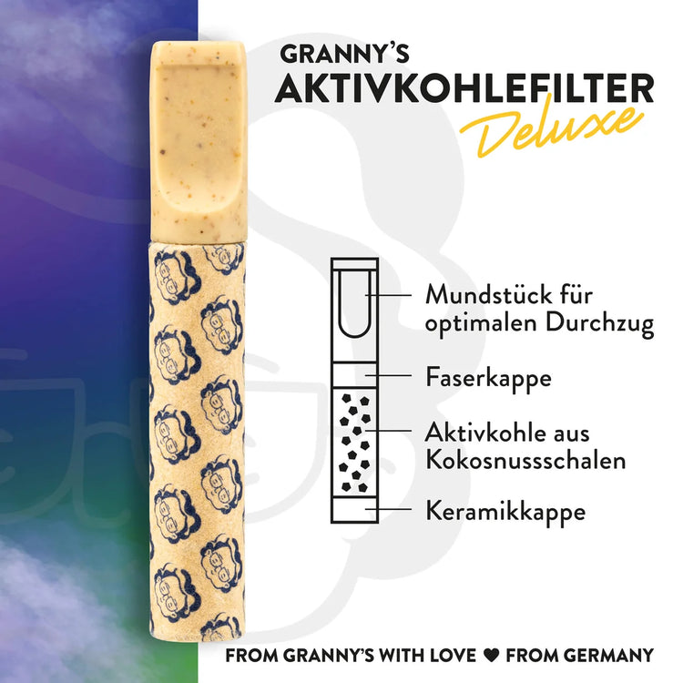 GRANNY’S HYBRIDER AKTIVKOHLEFILTER DELUXE – 6 MM